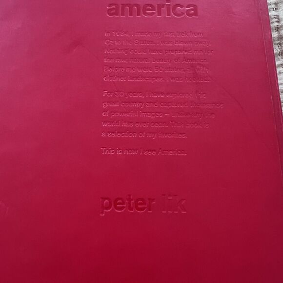 Peter Lik America Photo Book Signed Copy Photography Coffee Table Rare Like New - Picture 4 of 16